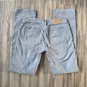 Madewell Rail Straight Jeans: Corduroy